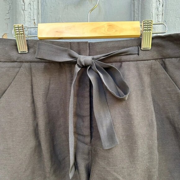 Wilfred Black Linen Allegra Shorts, size  6 - Picture 6 of 10